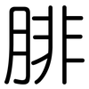 腓: Gerundet