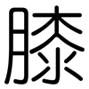 膝: Gerundet 膝: Gerundet