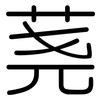 荛: Gerundet