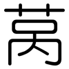 莴: Gerundet