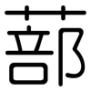 蔀: Gerundet