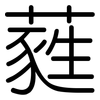 蕤: Gerundet