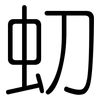 虭: Gerundet 虭: Gerundet