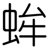 蛑: Gerundet