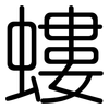 螻: Gerundet