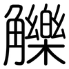 觻: Gerundet