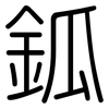 鈲: Gerundet 鈲: Gerundet
