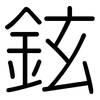 鉉: Gerundet