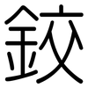 鉸: Gerundet