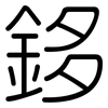 鉹: Gerundet 鉹: Gerundet