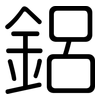 鋁: Gerundet 鋁: Gerundet