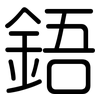 鋙: Gerundet