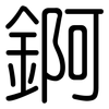 錒: Gerundet 錒: Gerundet
