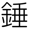 錘: Gerundet 錘: Gerundet