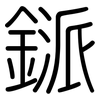 鎃: Gerundet 鎃: Gerundet