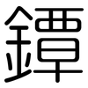 鐔: Gerundet