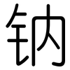 钠: Gerundet