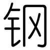 钢: Gerundet