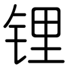 锂: Gerundet 锂: Gerundet
