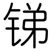 锑: Gerundet