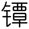 镡: Gerundet