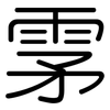 雺: Gerundet