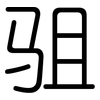 驵: Gerundet
