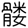 髅: Gerundet