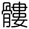 髏: Gerundet