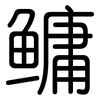 鳙: Gerundet 鳙: Gerundet