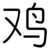 鸡: Gerundet