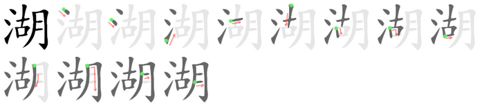 湖: Strichfolge