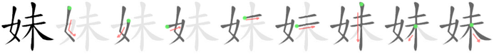 妹: Strichfolge